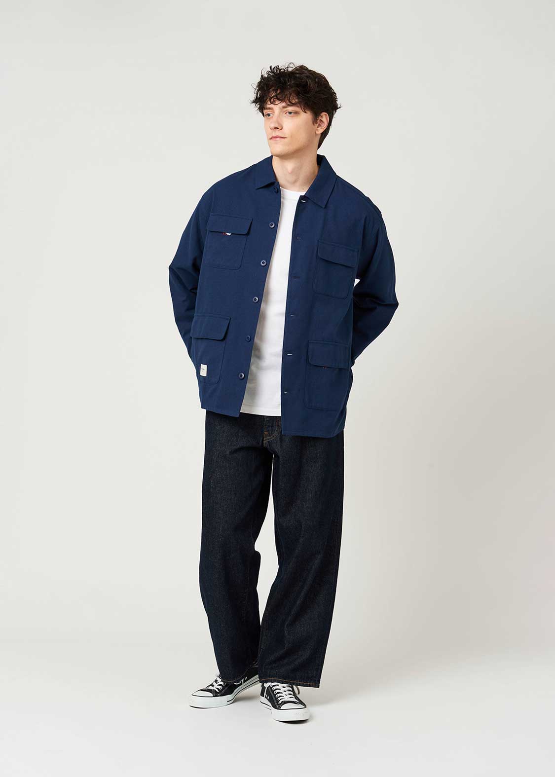 Nagasugiru Inu Ghost | Military Shirt - Image 8
