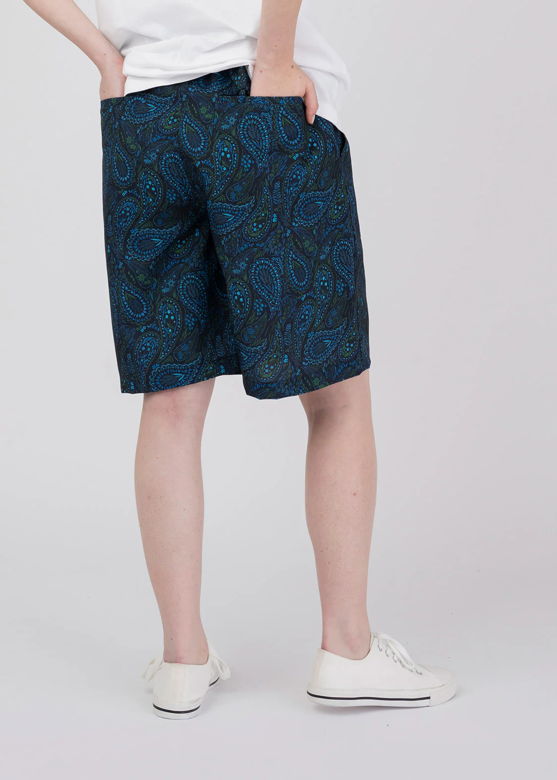 Big Silhouette Short Pants (Botanical Paisley) - Image 2