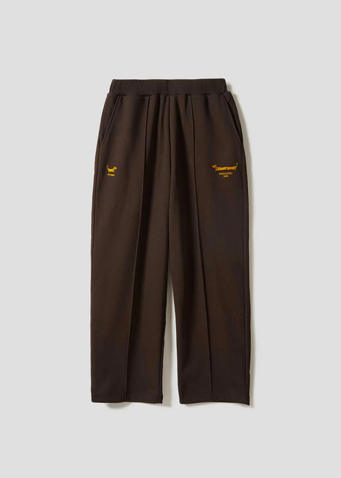 Painted Nagasugiru Inu | Center Seam Fleece Pants