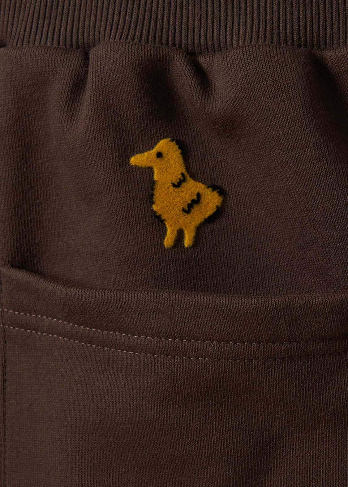 Painted Nagasugiru Inu | Center Seam Fleece Pants - Image 4