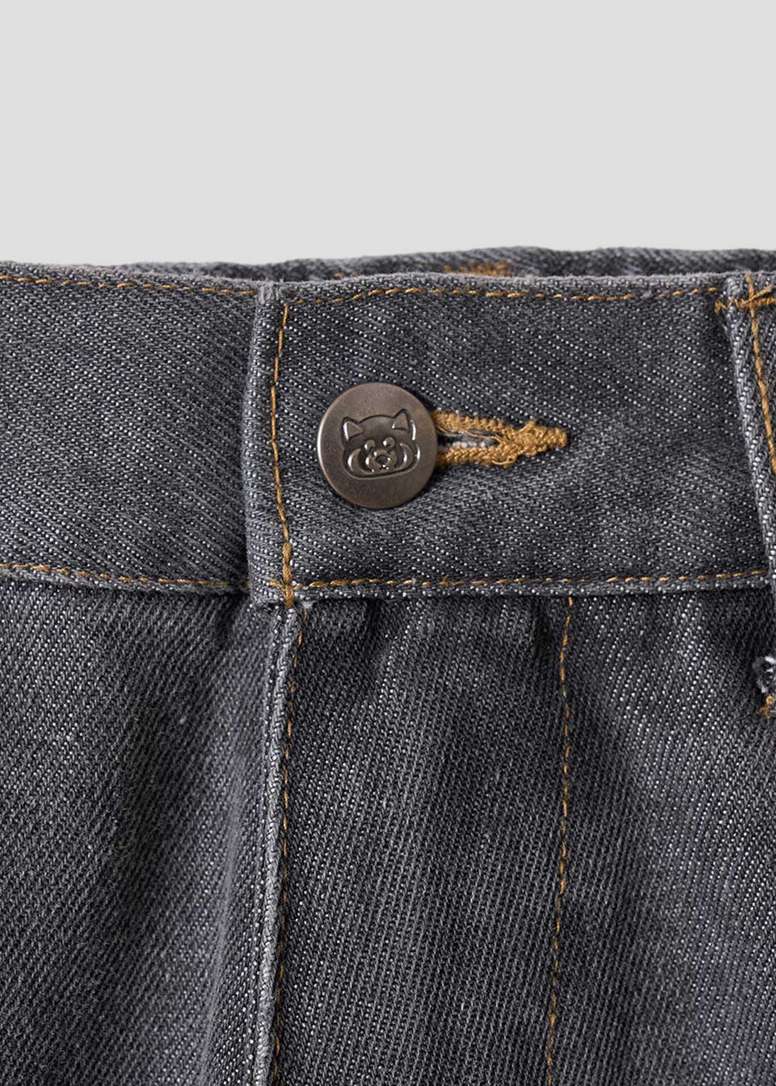 Ikaku | Wide Fit Denim Pants - Image 3