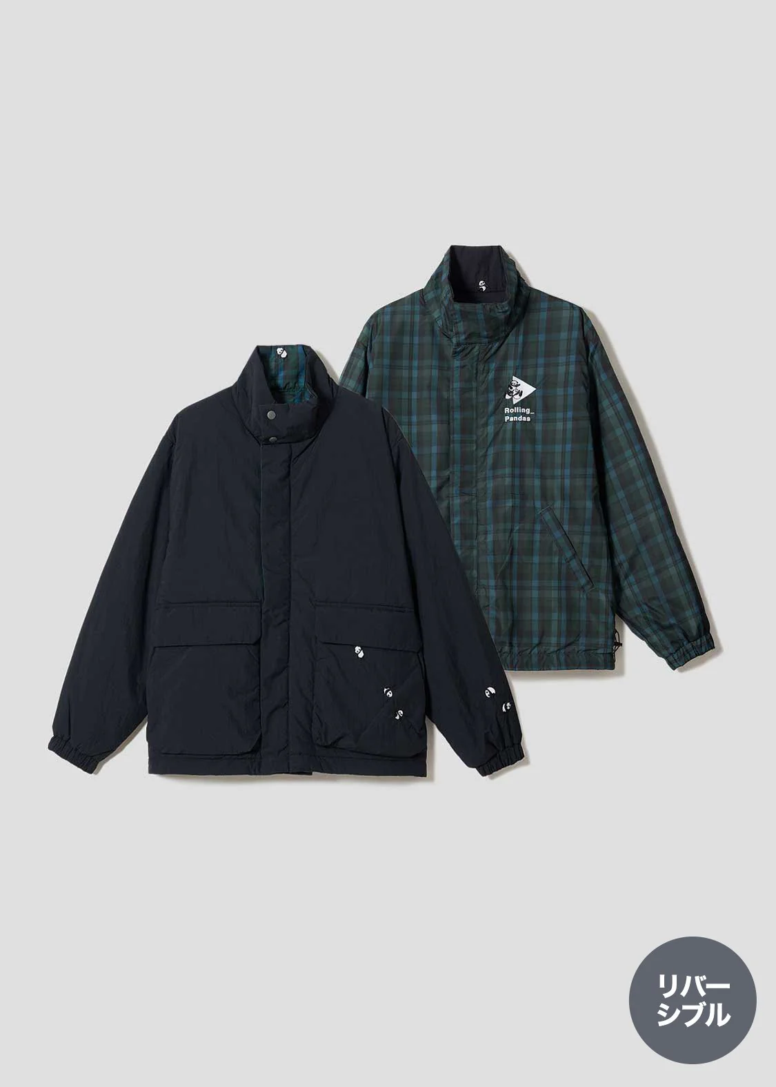 Rolling Pandas Kate | Reversible Padded Blouson