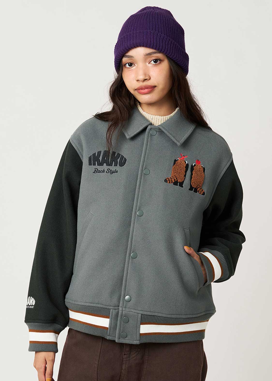Ikaku Back Style | Stadium Jacket - Image 9