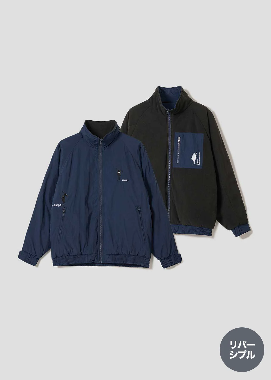 Beautiful Shadow Orchestra | Reversible Blouson
