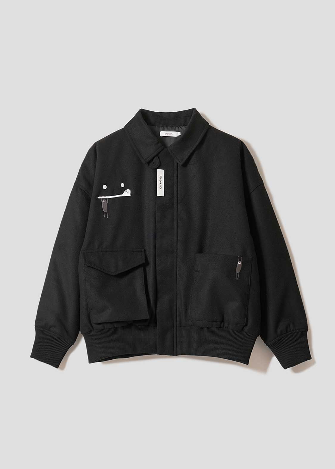 Beautiful Shadow Zoom | Melton Padded Jacket
