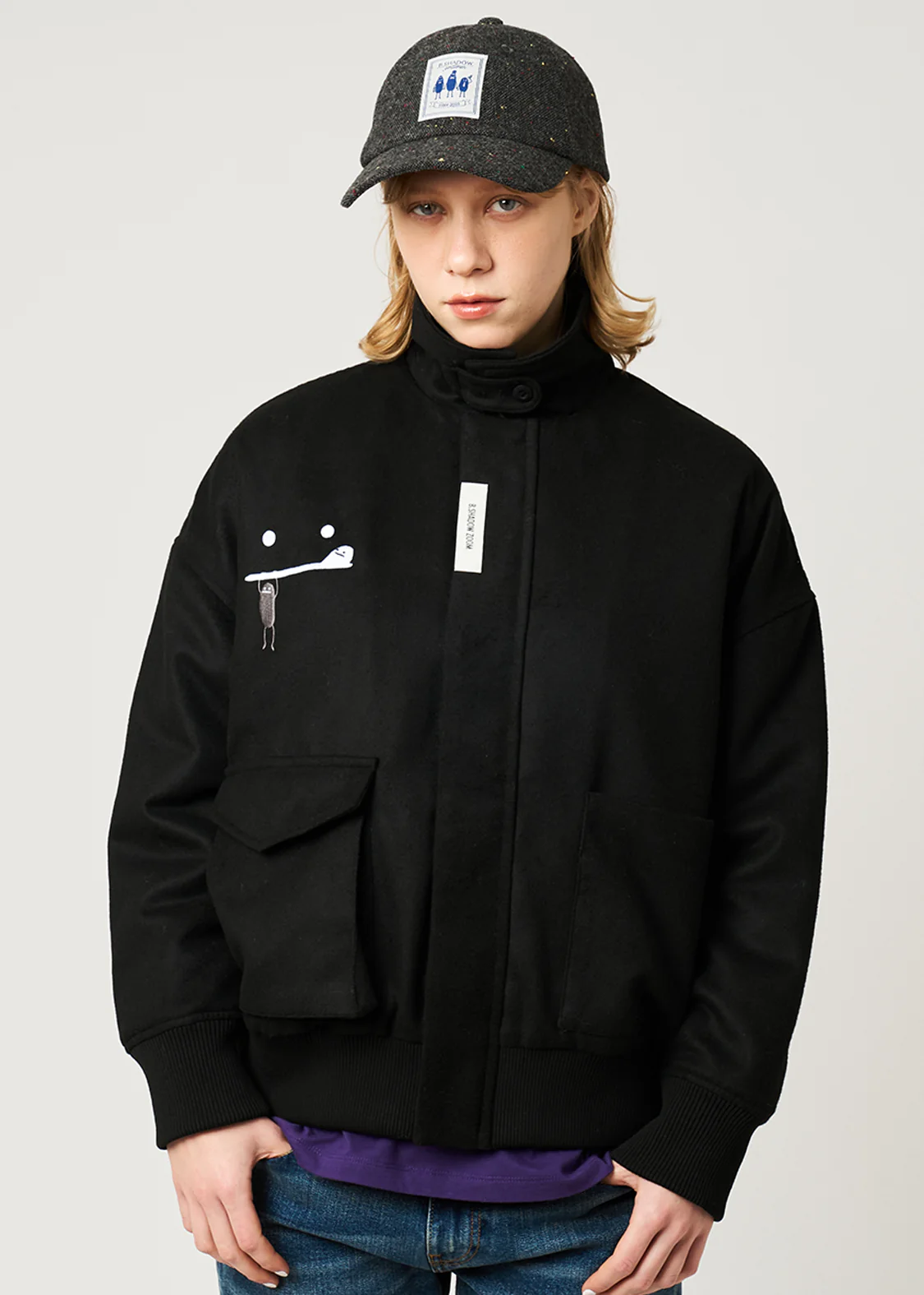 Beautiful Shadow Zoom | Melton Padded Jacket - Image 6