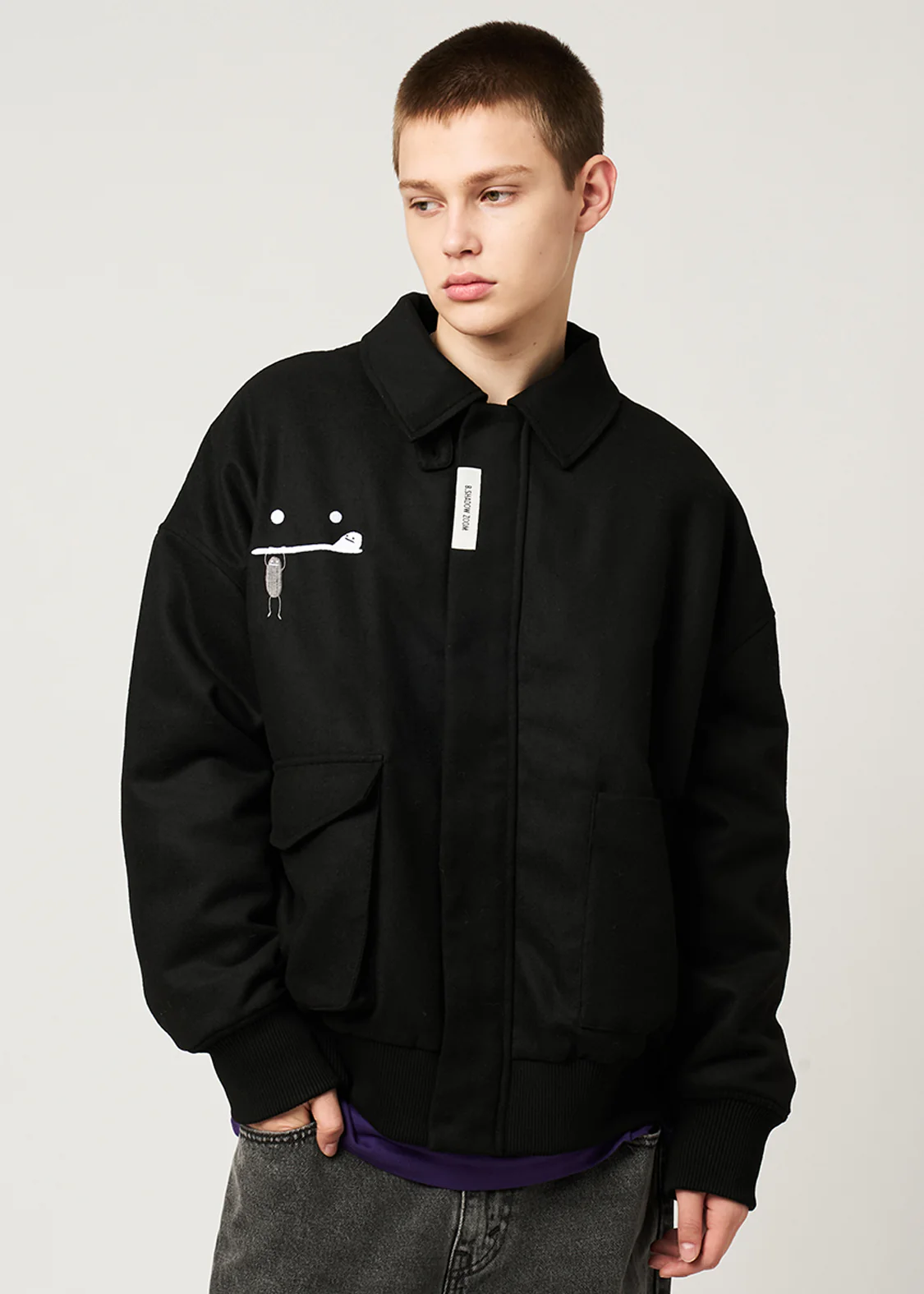 Beautiful Shadow Zoom | Melton Padded Jacket - Image 7