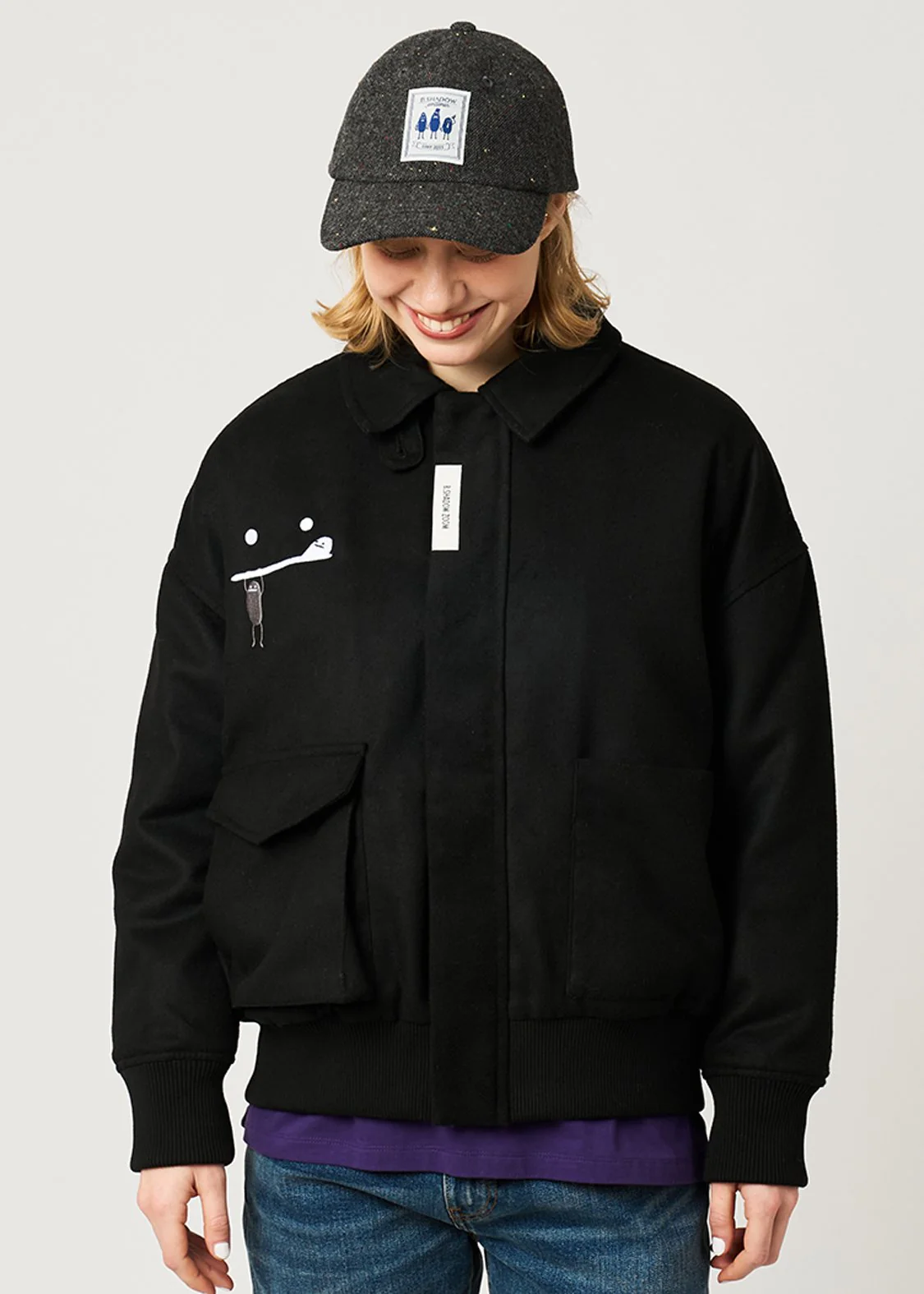Beautiful Shadow Zoom | Melton Padded Jacket - Image 9