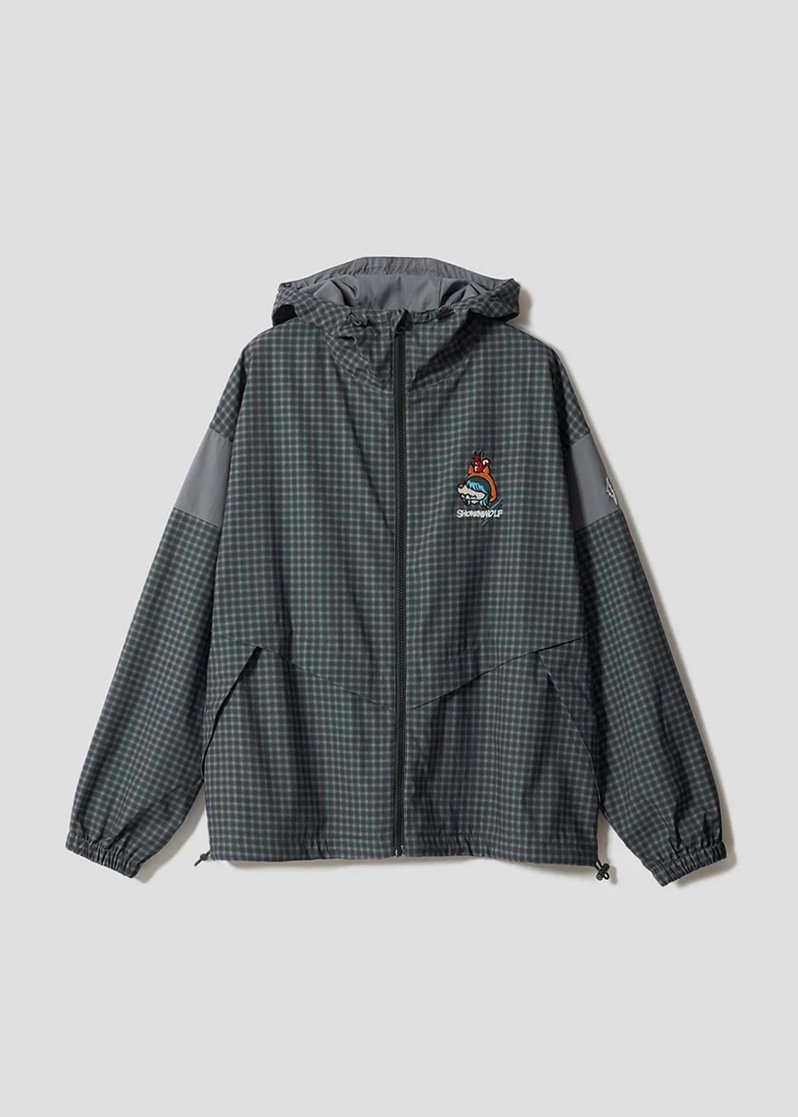 Shonen Wolf | Check Hooded Blouson