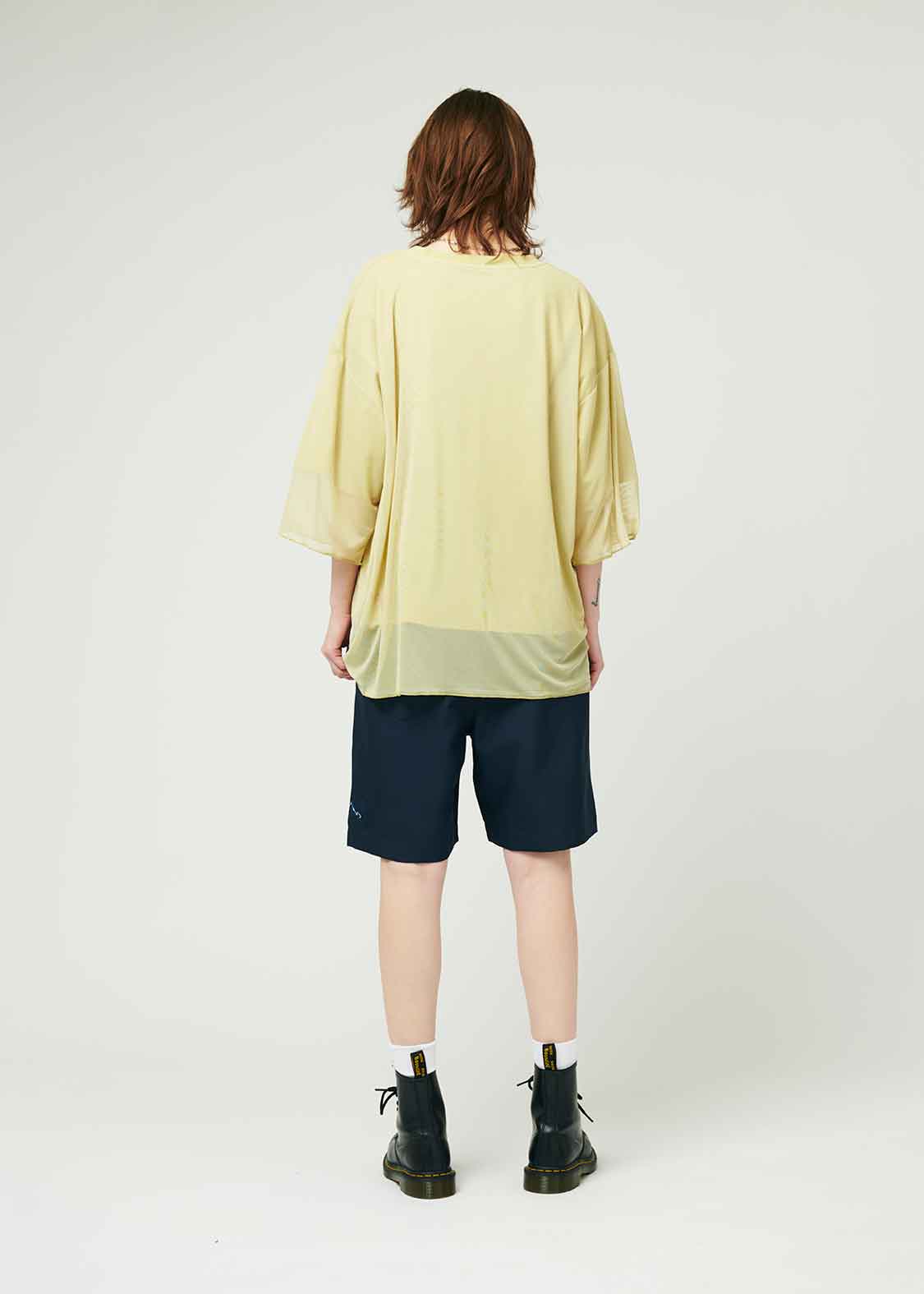Sheer Layered Short Sleeve Tee (Ikaku a-boo) - Image 2