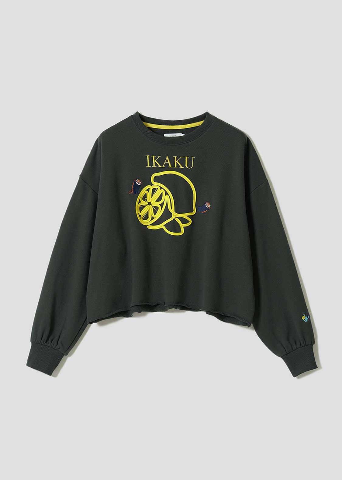Ikaku Supai | Cropped Fleece Sweatshirt