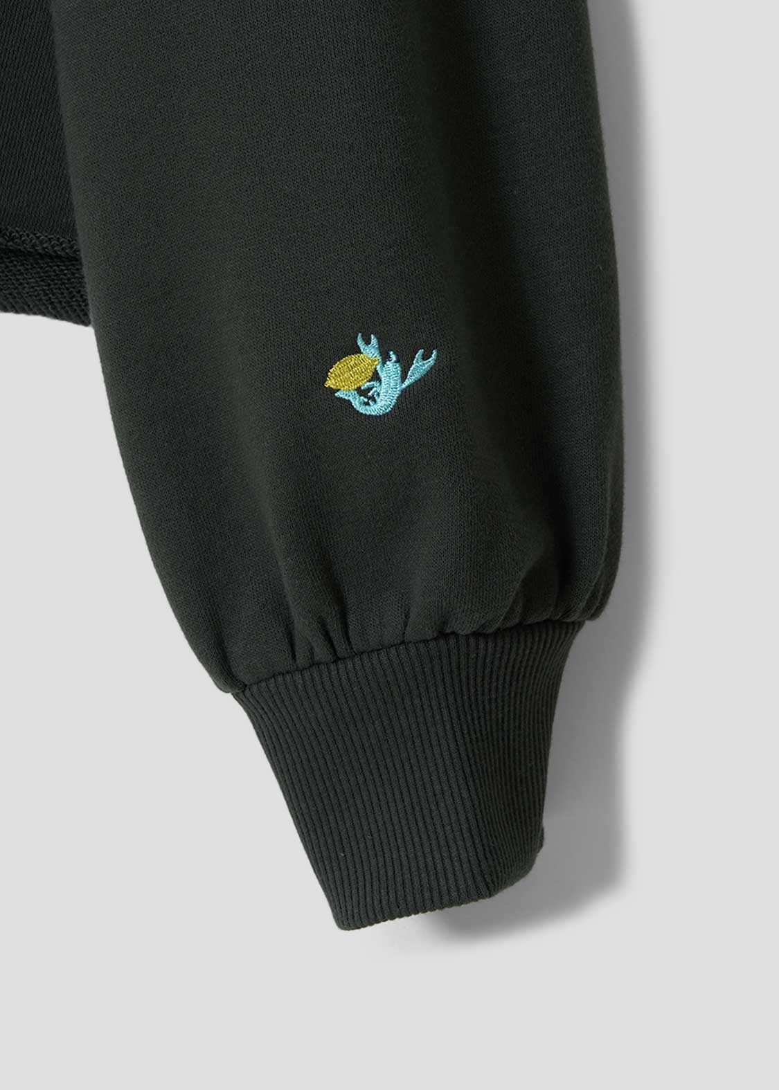Ikaku Supai | Cropped Fleece Sweatshirt - Image 4