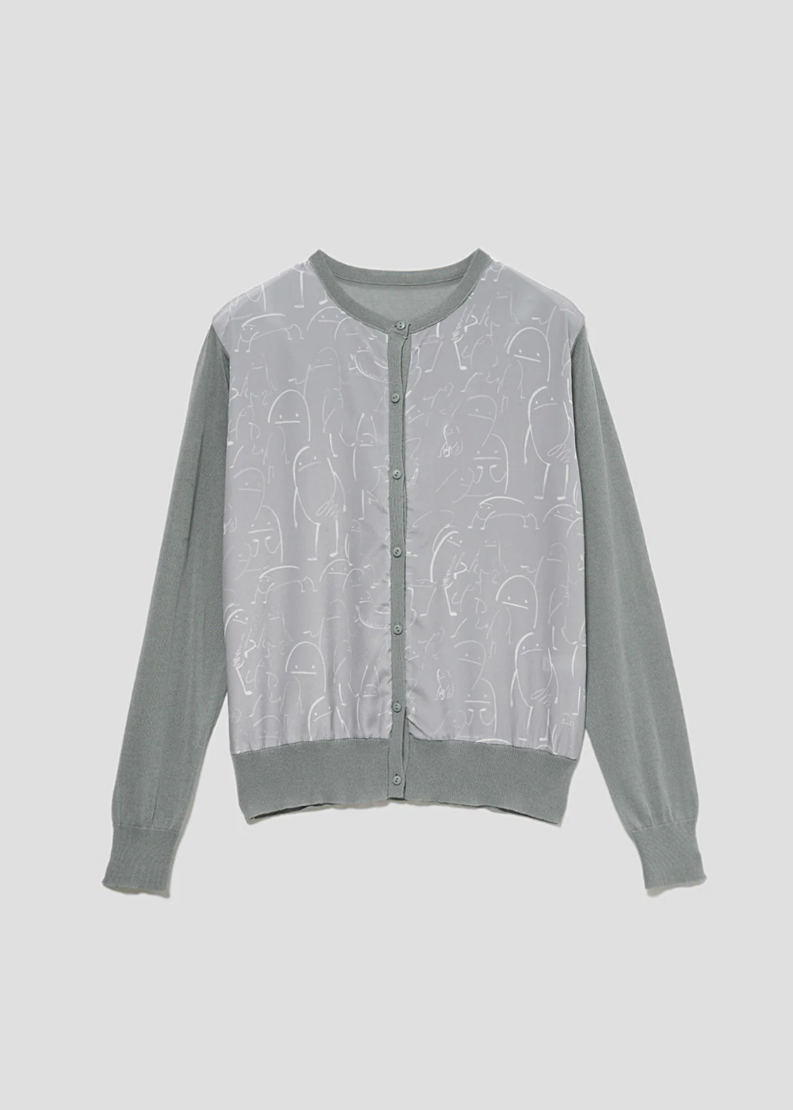 Sheer Long Sleeve Cardigan (Croquis BS) - Image 8
