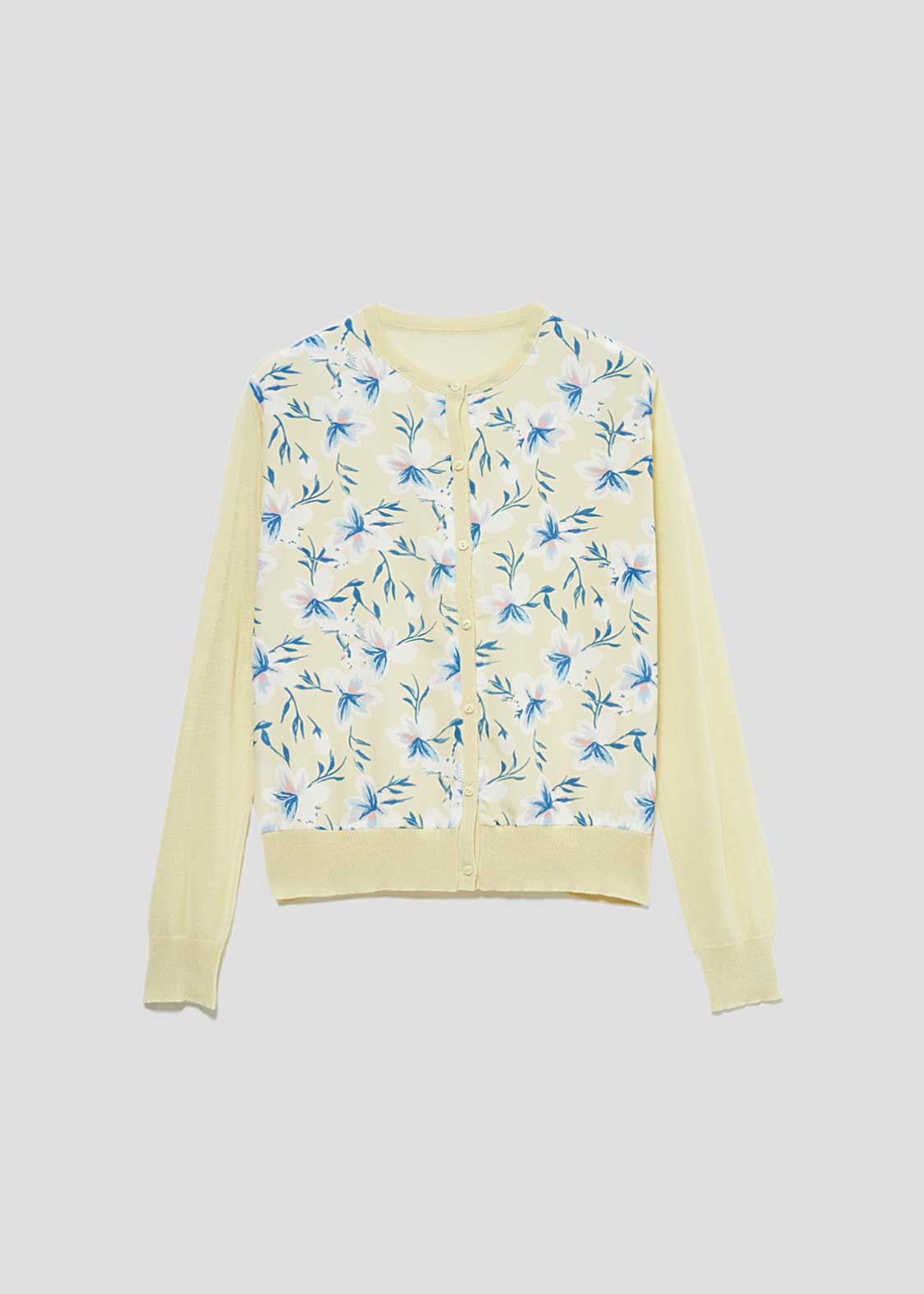 Sheer Long Sleeve Cardigan (Shimaenaga Flowers) - Image 7