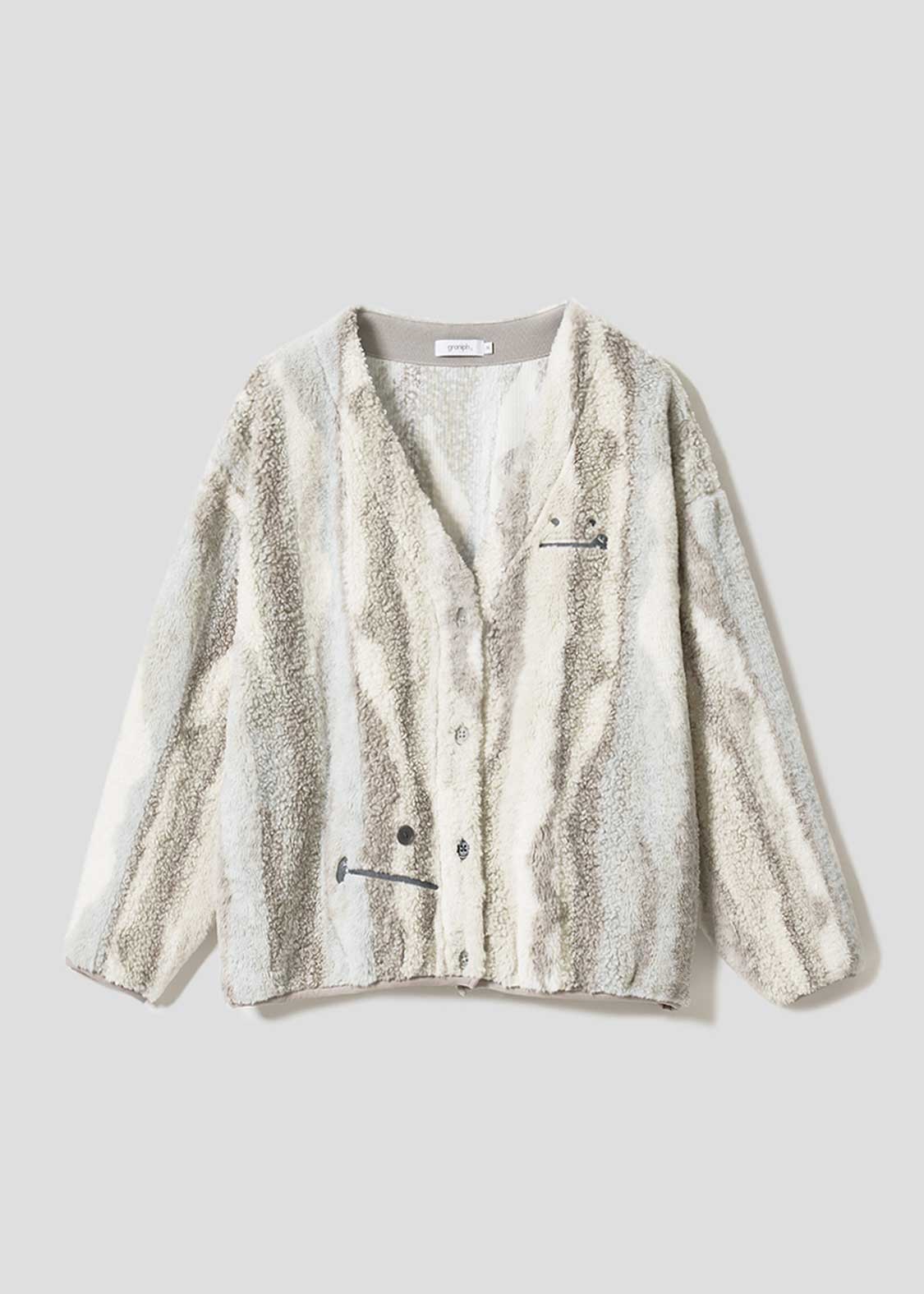 Beautiful Shadow Zoom | Mixed Boa Cardigan