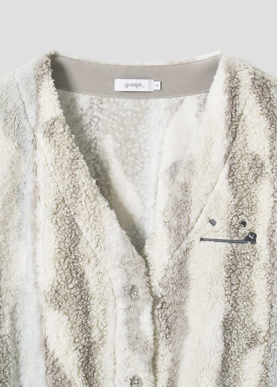 Beautiful Shadow Zoom | Mixed Boa Cardigan - Image 3