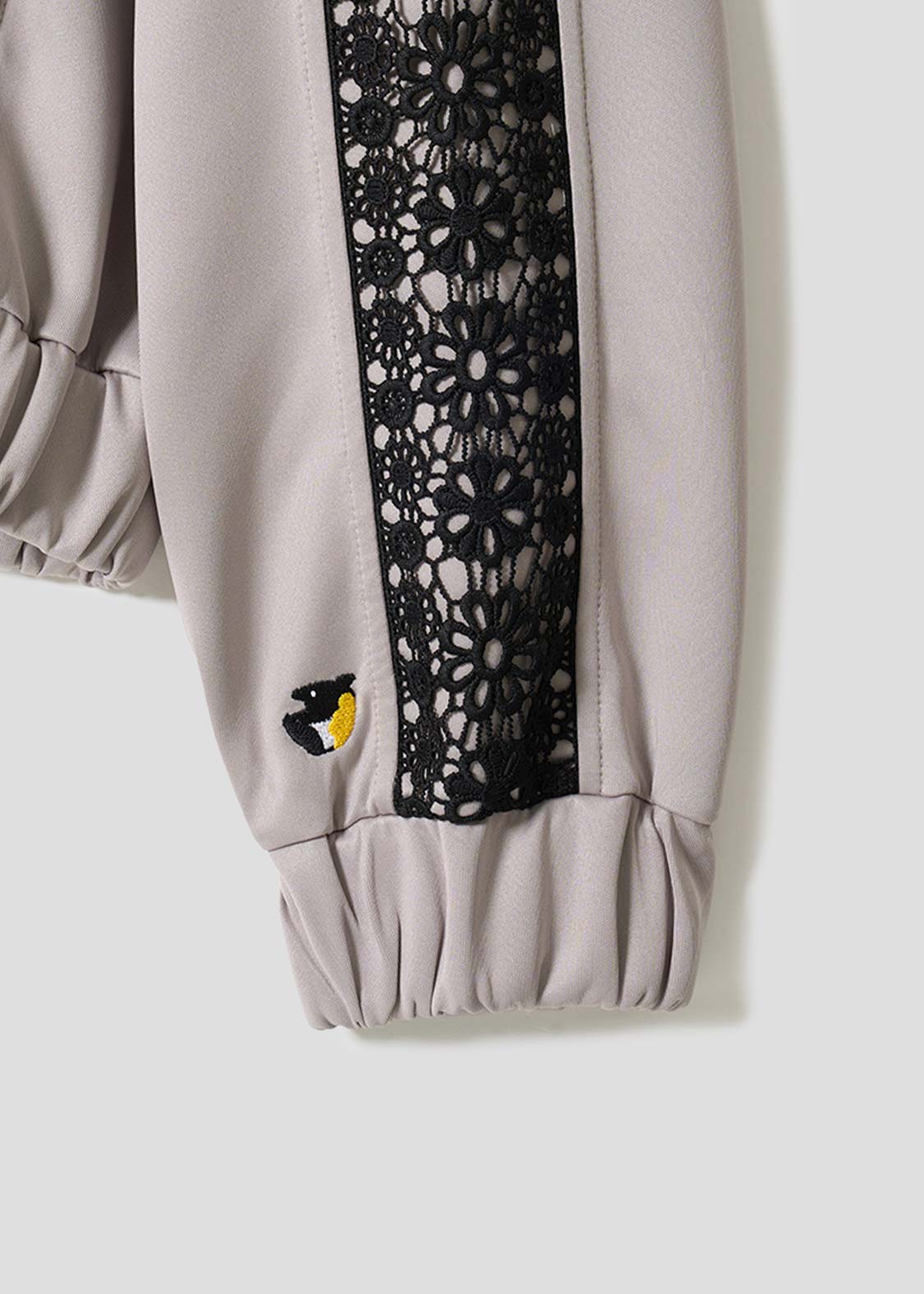 Rolling Pandas Painting | Lace Short Blouson - Image 5