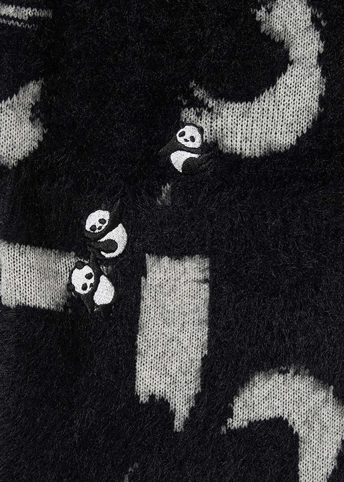 Rolling Pandas | Shaggy Cardigan - Image 4