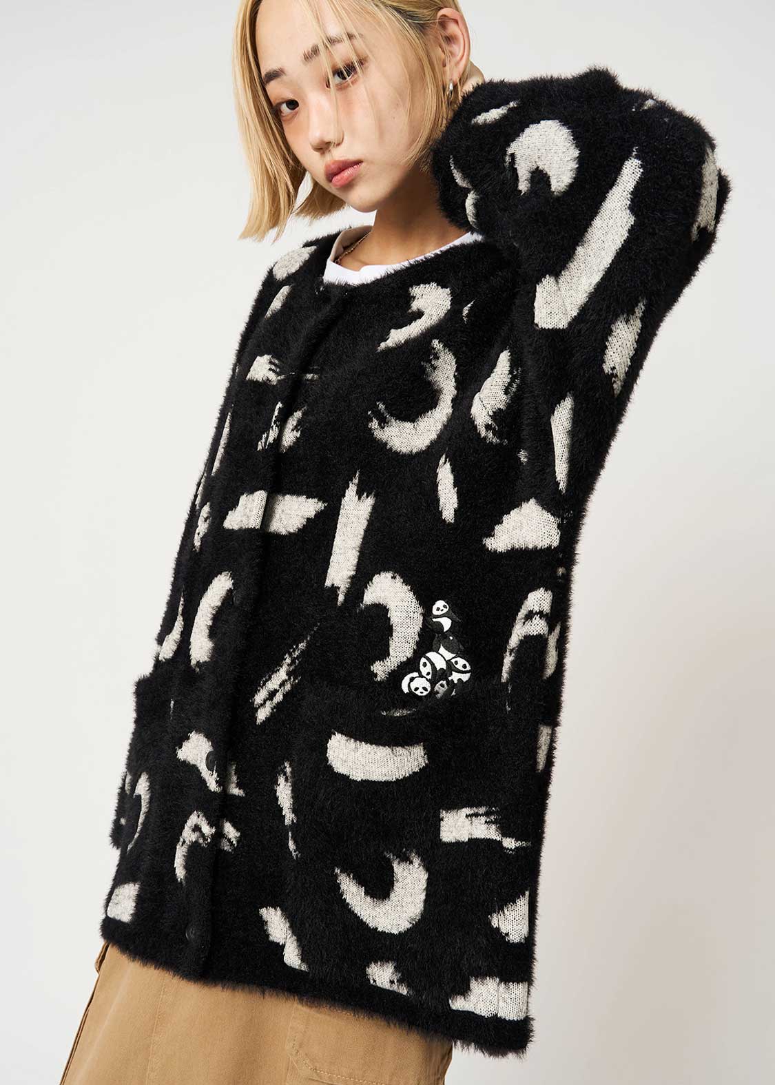 Rolling Pandas | Shaggy Cardigan - Image 6