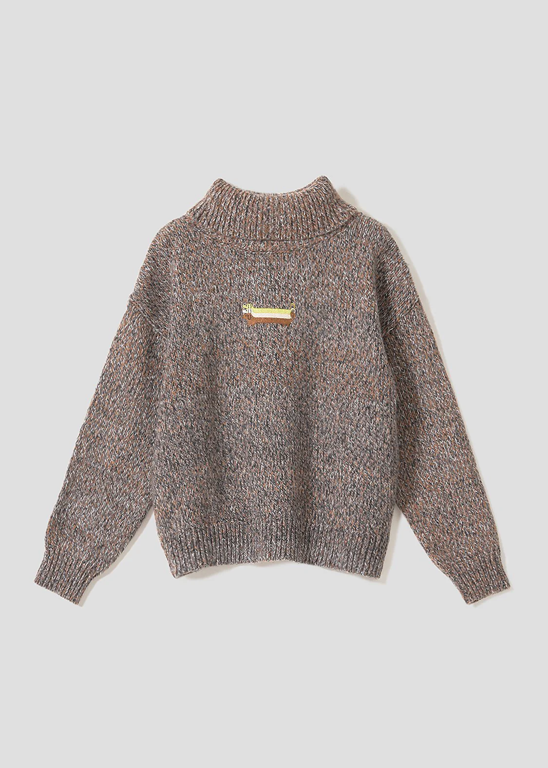 Nagasugiru Inu | High-Neck Knit