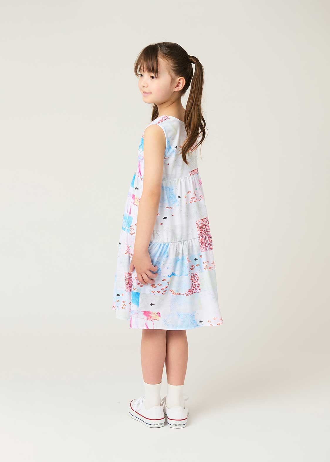 Leo Lionni Tiered Sleeveless One-Piece (Leo Lionni_Swimmy Border) - Image 2