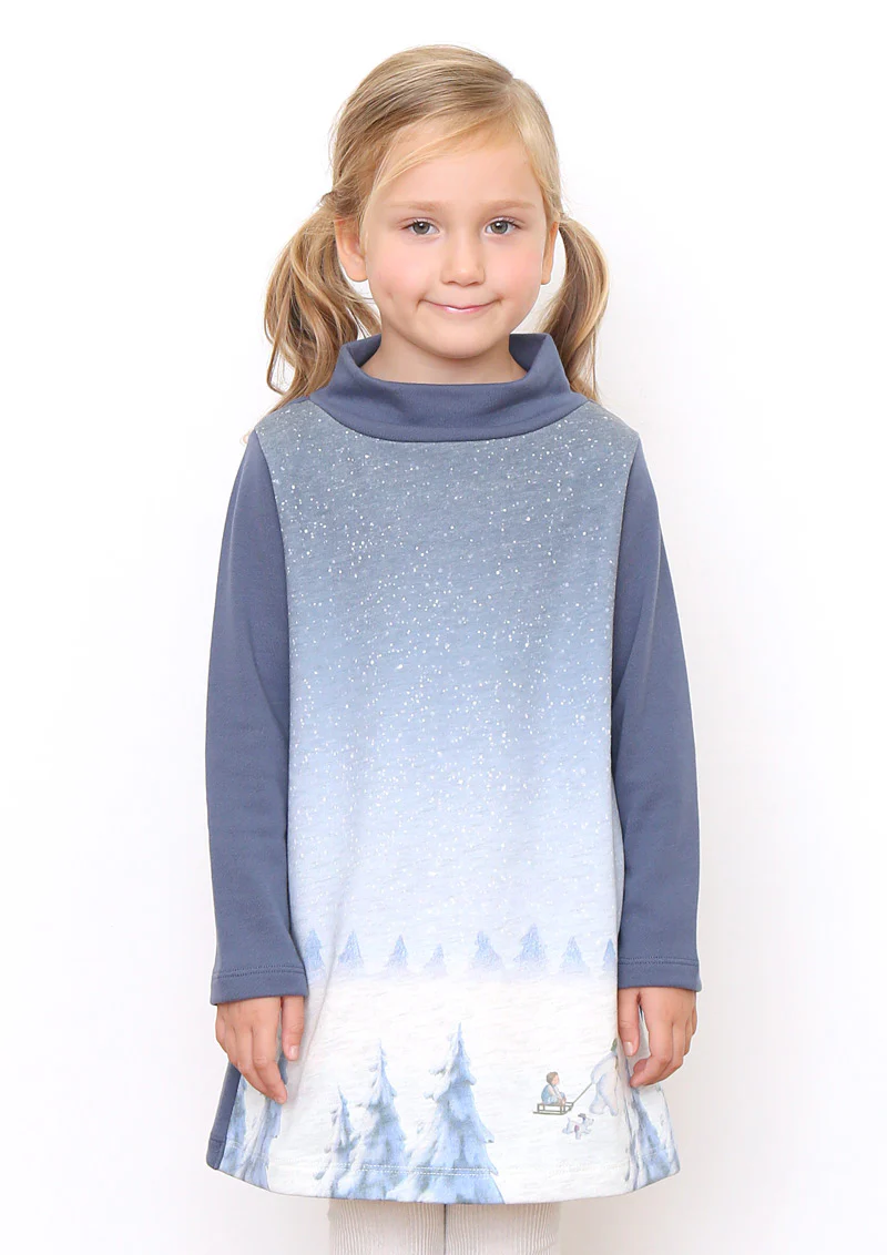 The Snowman Short Long Sleeve Sweat One-Piece (The Snowman_Snow Forest) - Image 10