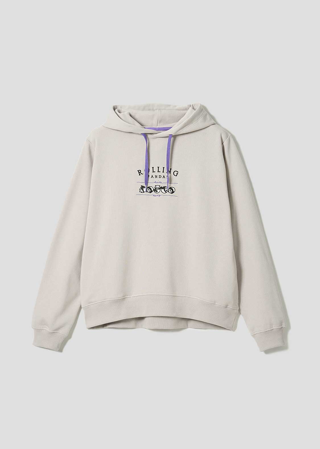 Rolling Pandas Kate | Cropped Fleece Hoodie