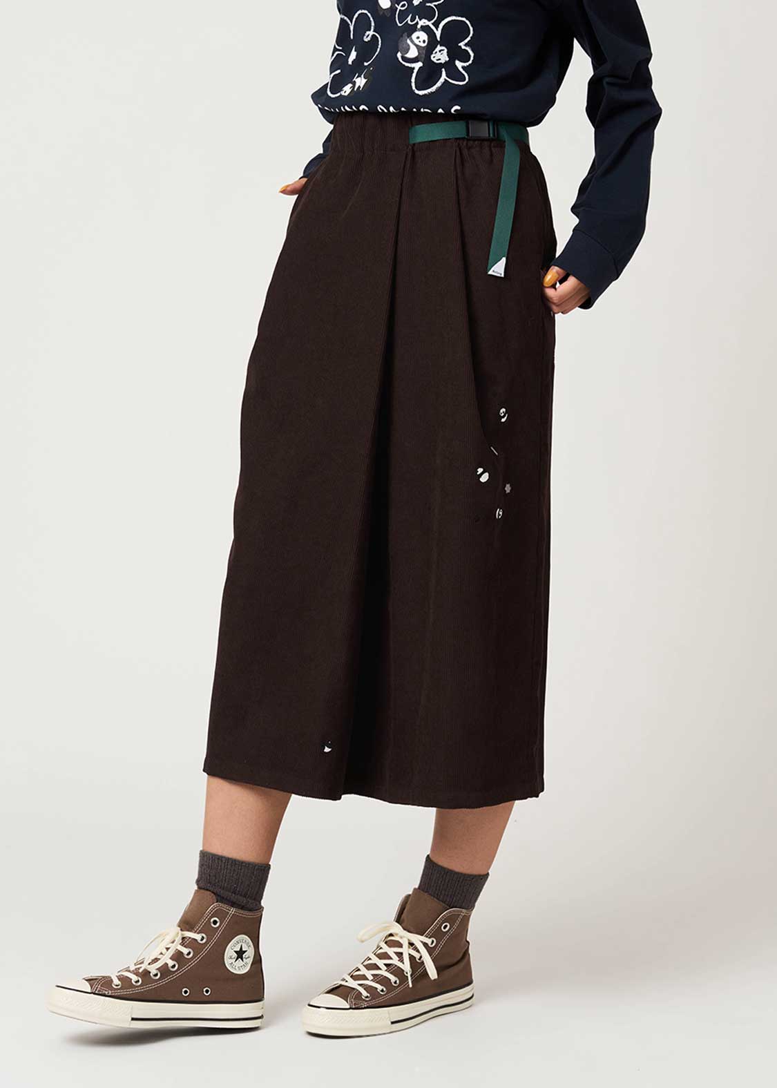 Rolling Pandas Party | Corduroy Skirt - Image 6