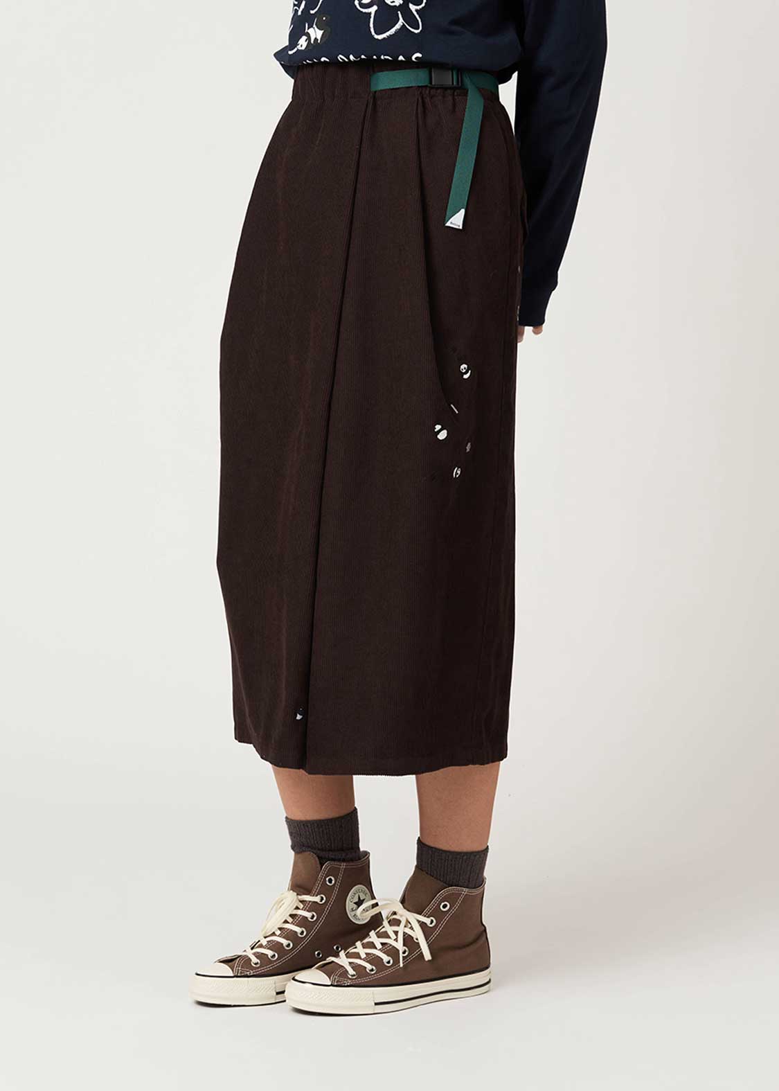Rolling Pandas Party | Corduroy Skirt - Image 9