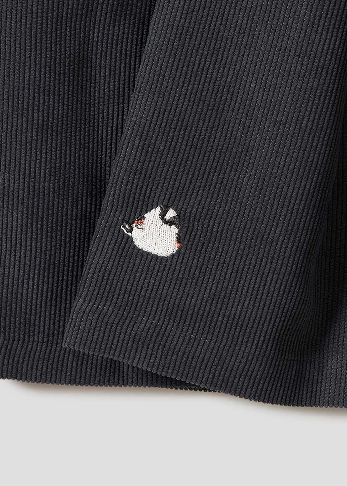 Long-Tailed Tit (Shimaenaga) | Corduroy Skirt - Image 4