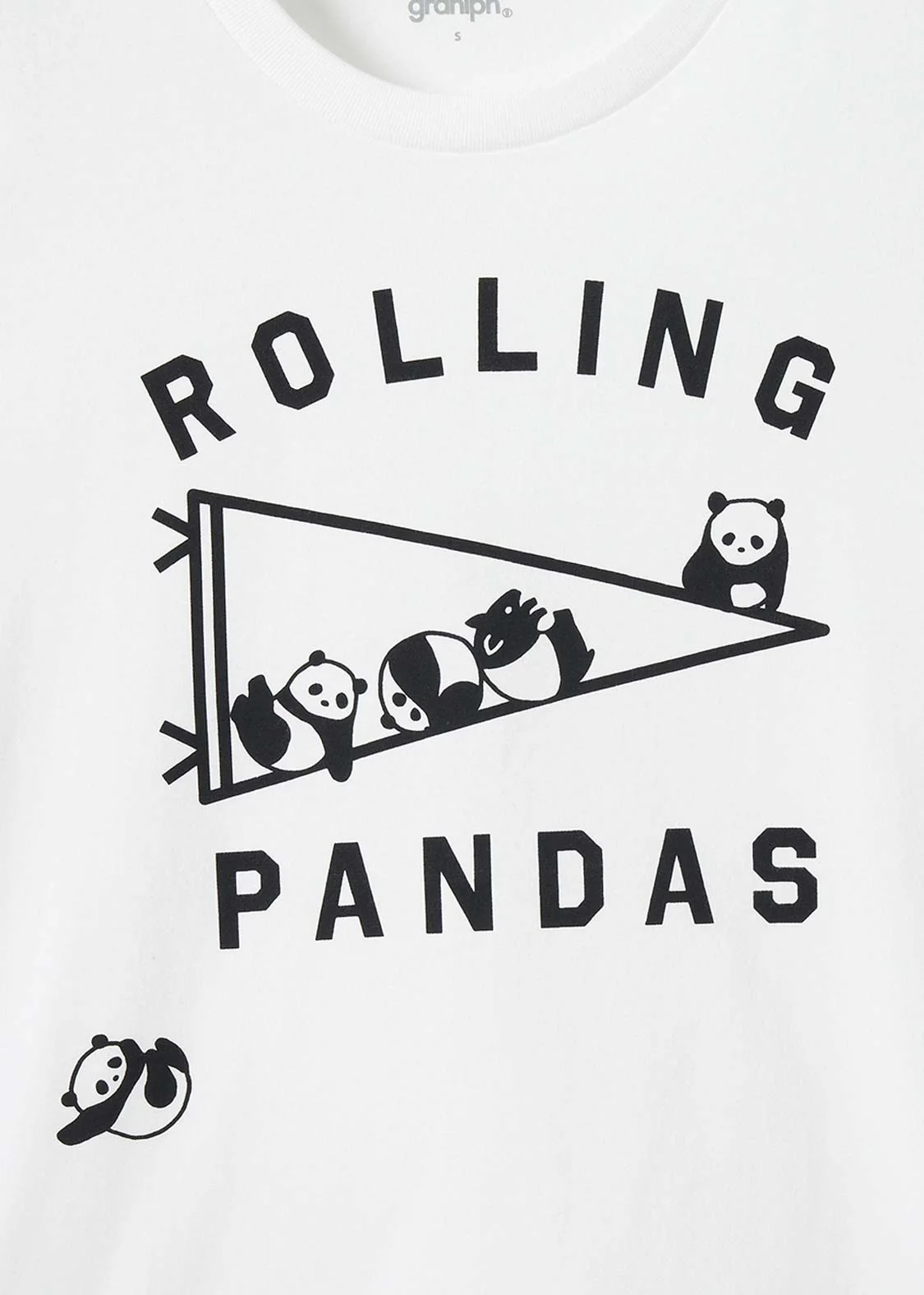 Rolling Pandas and Flag | Short Sleeve Tee - Image 5