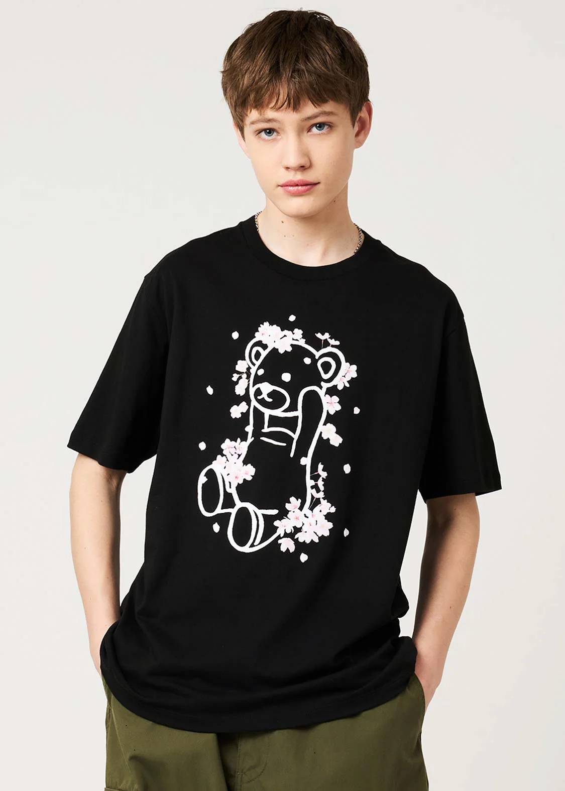 Control Bear Sakura Club Room | T-Shirt - Image 7