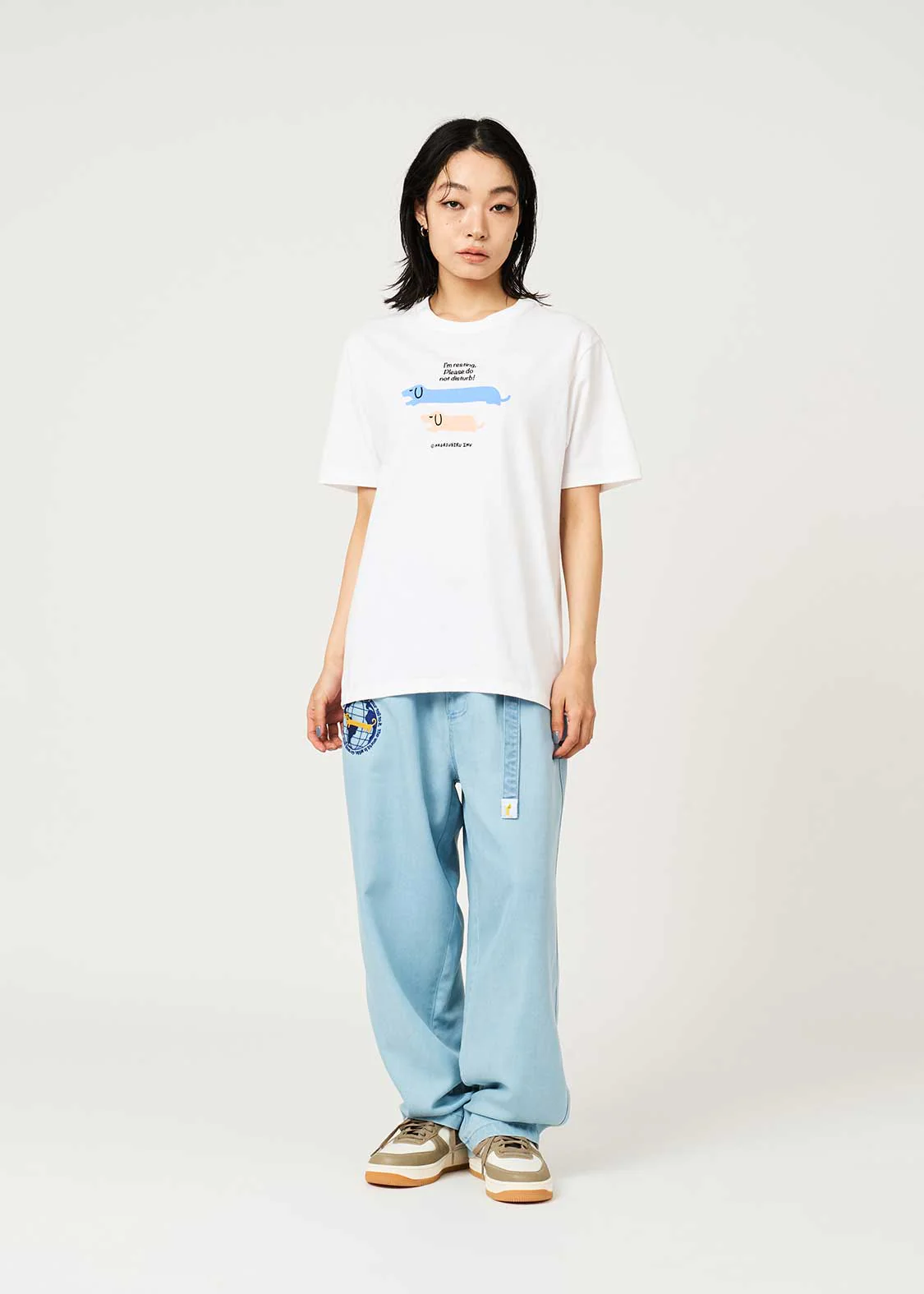 Nagasugiru Inu Sleeping | T-Shirt - Image 10