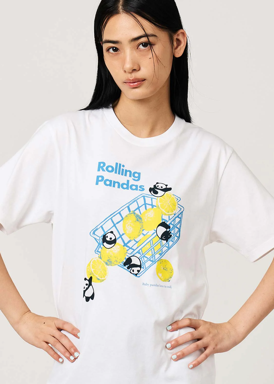 Rolling Pandas Lemon | T-Shirt - Image 6