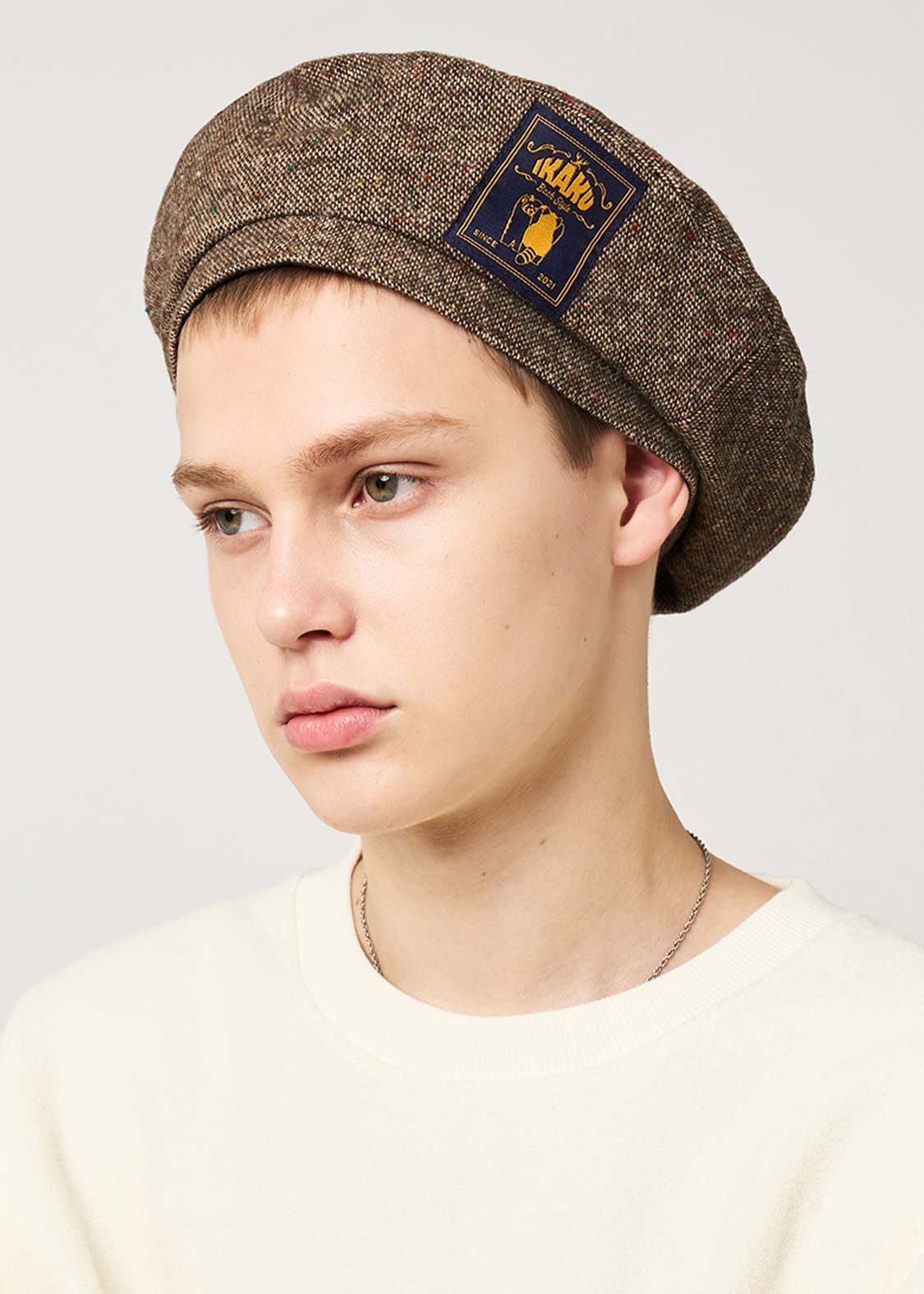 Ikaku Back Style | Tweed Beret - Image 7