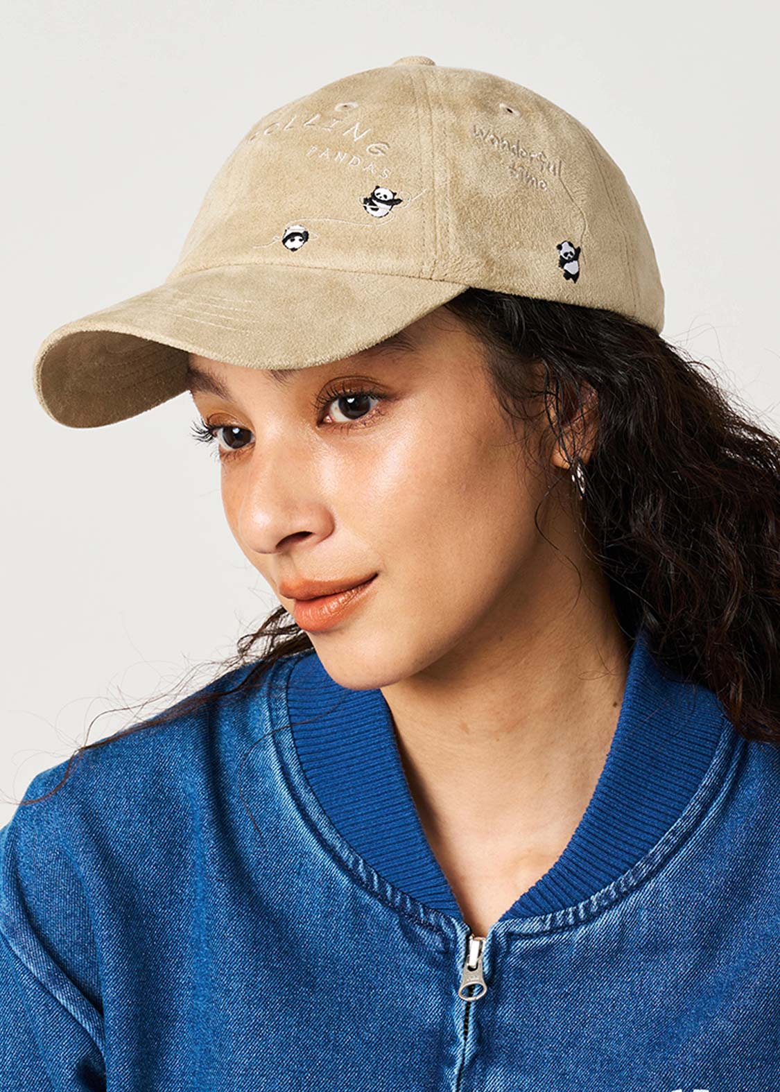 Rolling Pandas Kate | Synthetic Suede Cap - Image 6