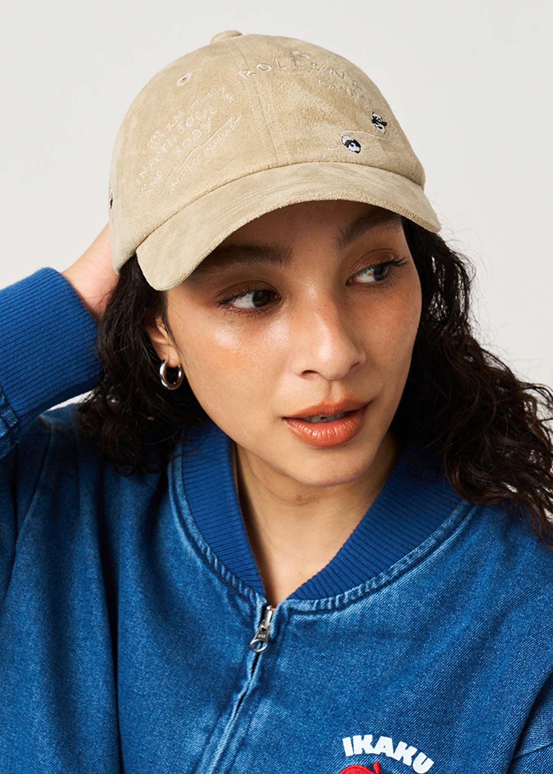 Rolling Pandas Kate | Synthetic Suede Cap - Image 9