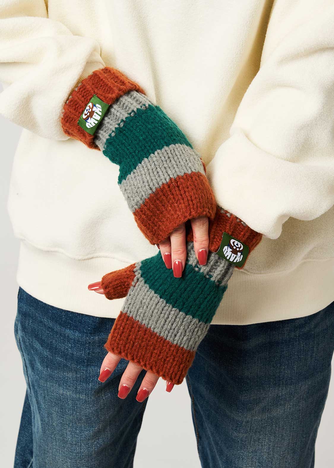 Ikaku Face A | Knit Line Gloves - Image 6
