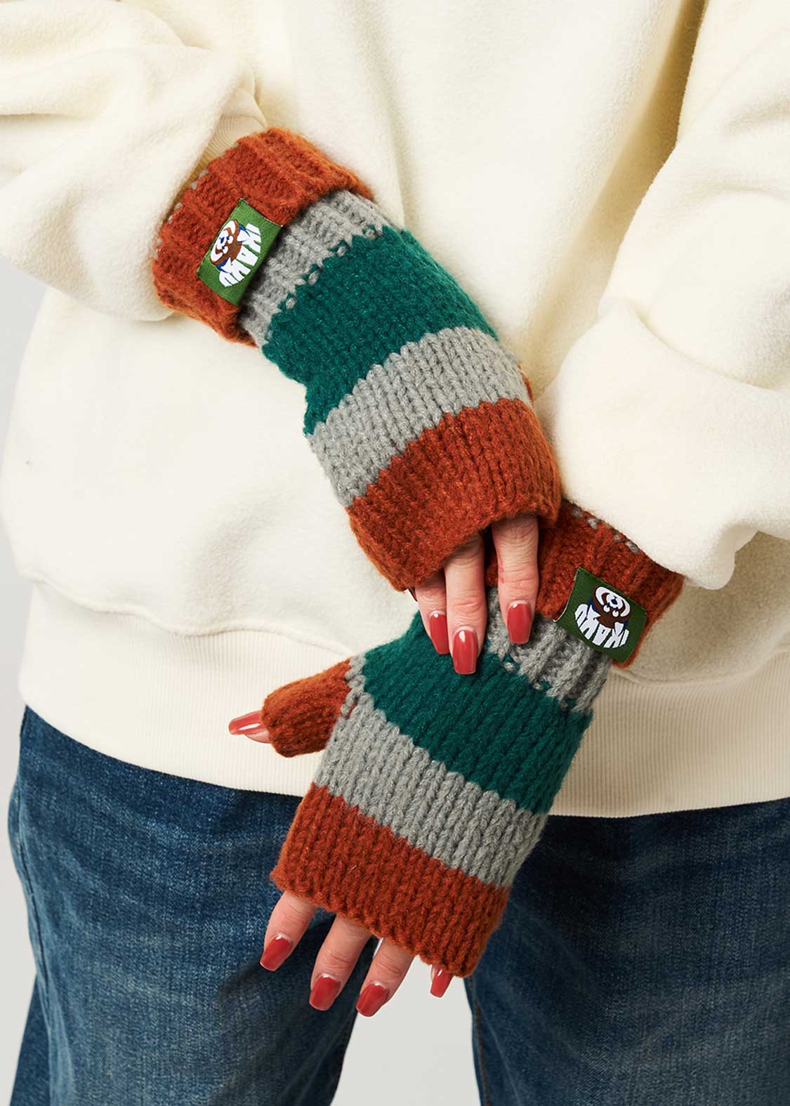 Ikaku Face A | Knit Line Gloves - Image 9