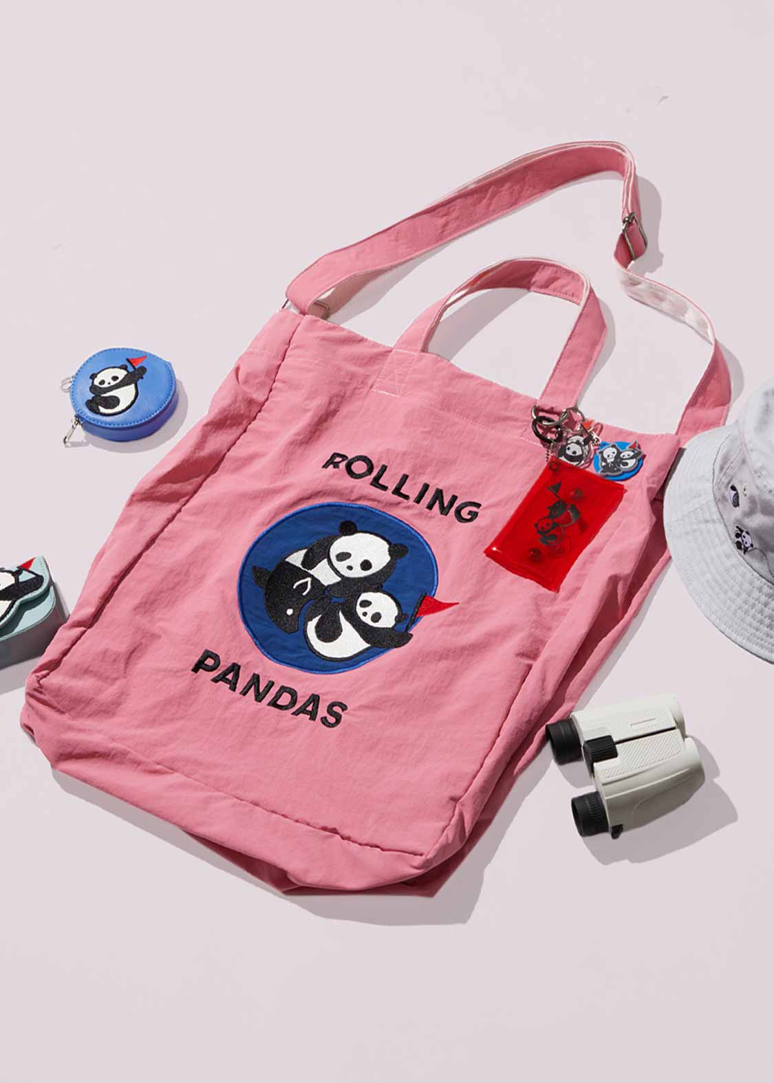 2 Way Tote Bag (Rolling Pandas Symbolic) - Image 10