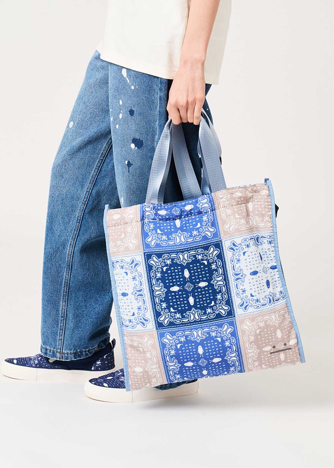 Paisley Beautiful Shadow B | Paisley Tote Bag - Image 6