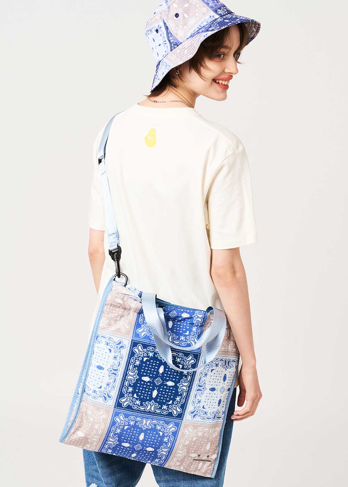 Paisley Beautiful Shadow B | Paisley Tote Bag - Image 9