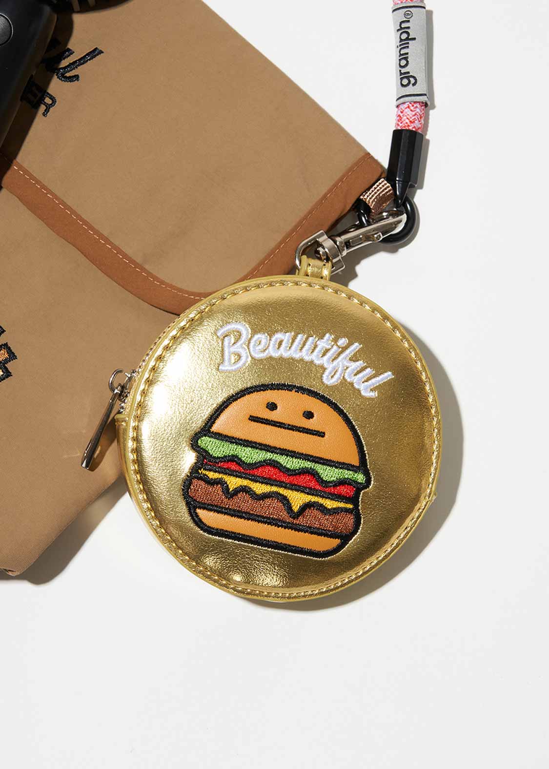 Custom Circle Pouch (Beautiful Shadow Burger) - Image 10