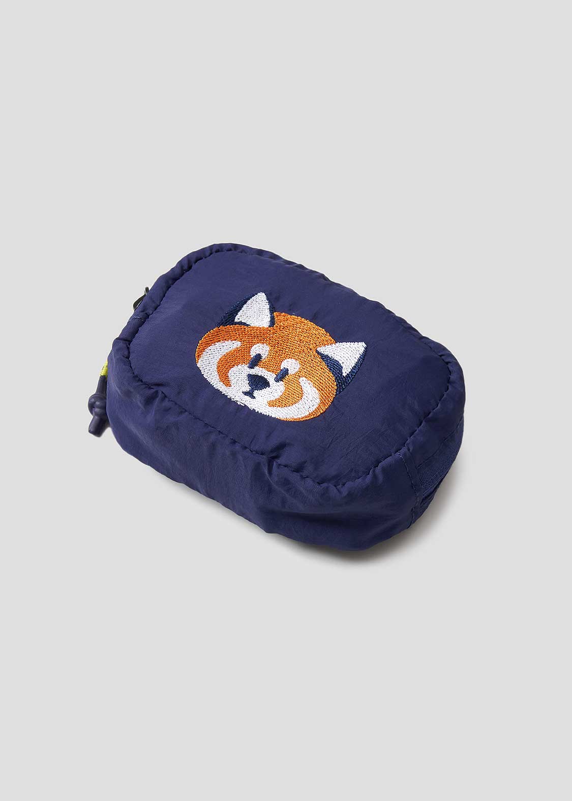 Square Box Pouch (Ikaku Face) Navy - Image 4
