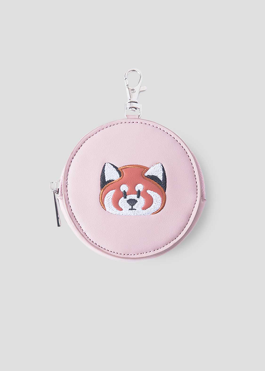 Ikaku Face | Faux Leather Custom Circle Pouch - Image 9