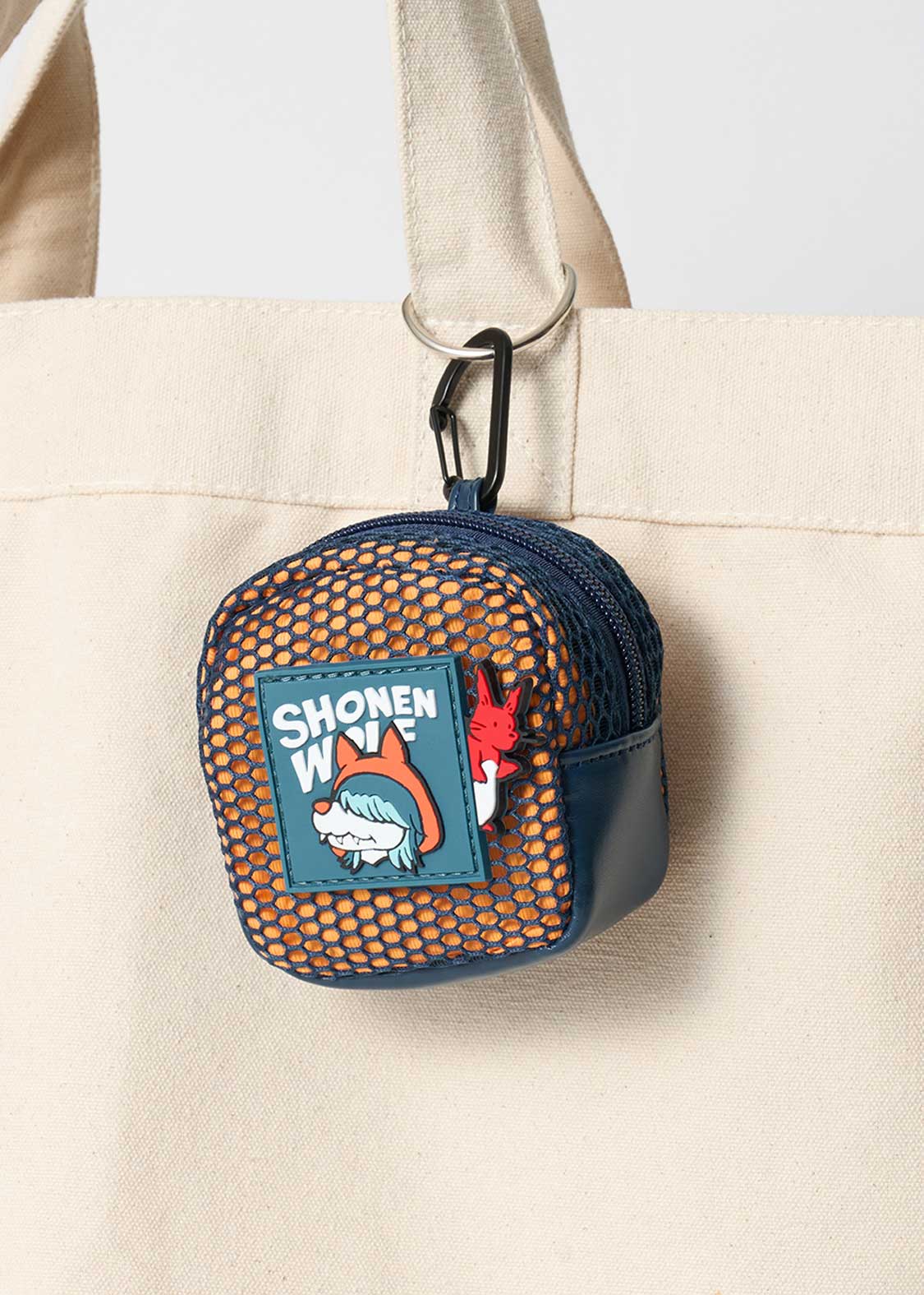 Shonen Wolf B | Mesh Square Pouch - Image 6