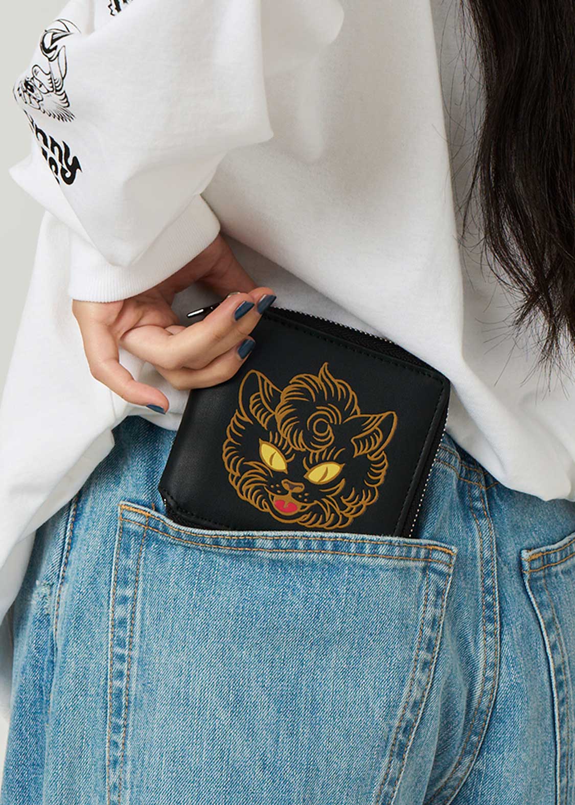 Ayako Ishiguro - Loud Cat Face | Zip Wallet - Image 6