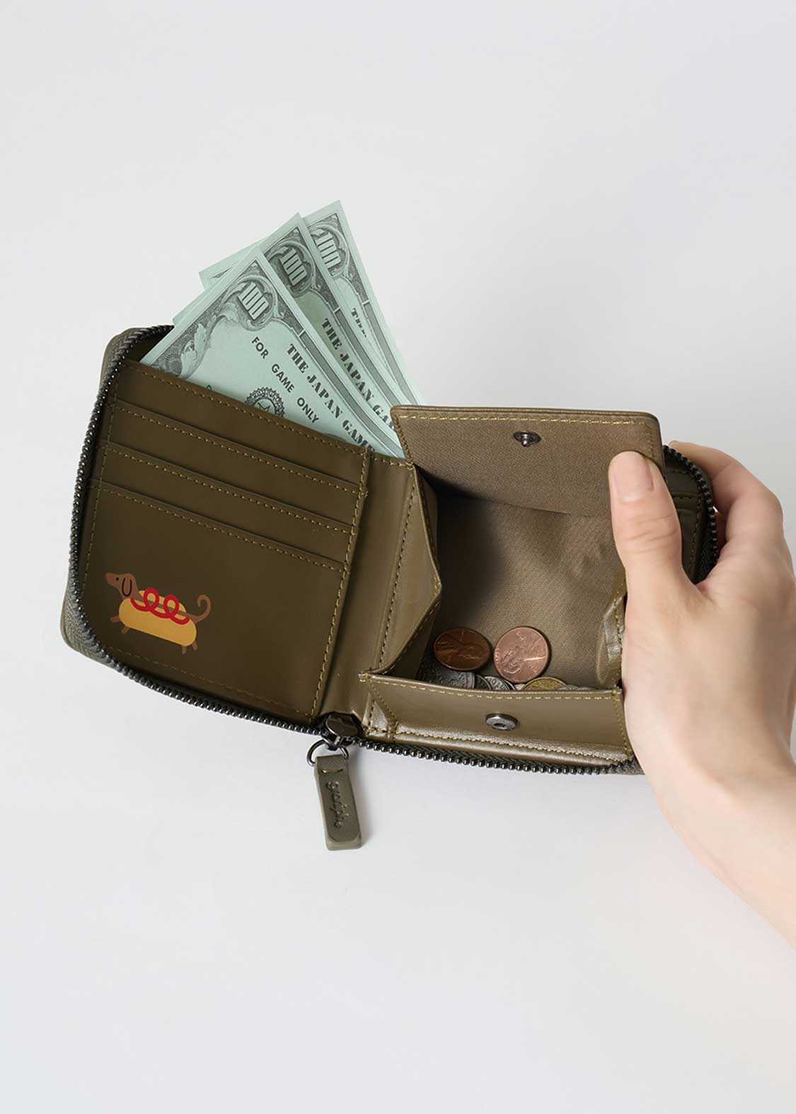 Nagasugiru Inu Meets Hot Dog | Wallet - Image 10
