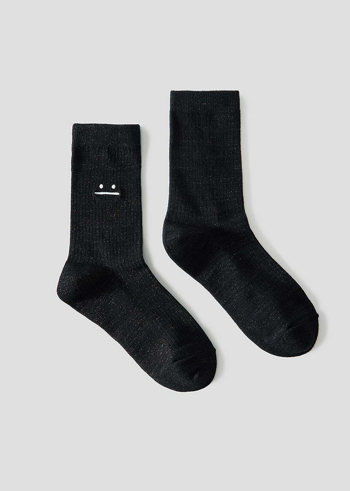 Beautiful Shadow Zoom | Glitter Mid-Length Socks - Image 2