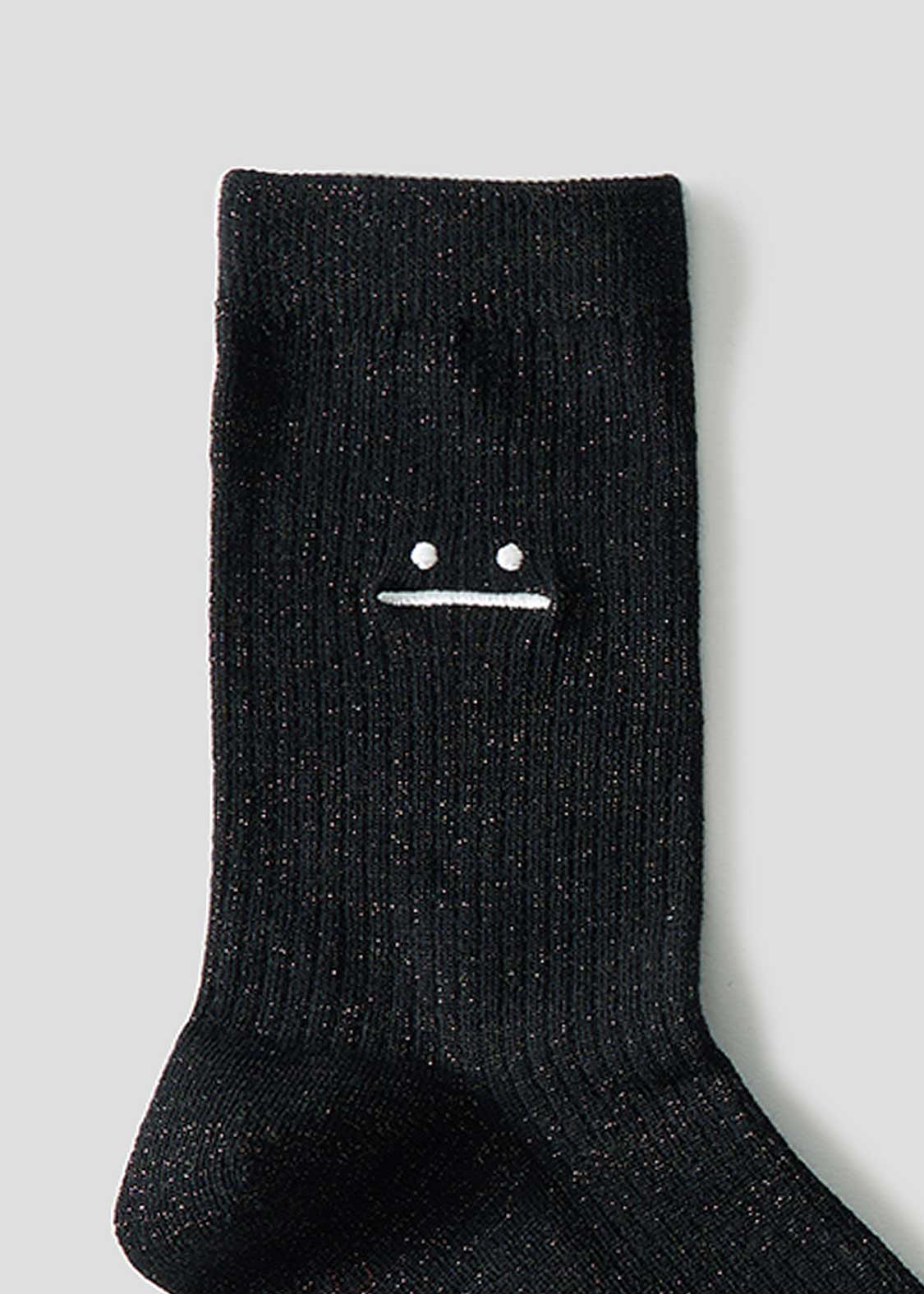 Beautiful Shadow Zoom | Glitter Mid-Length Socks - Image 4